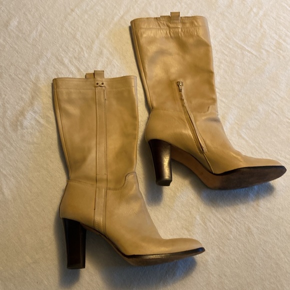 Anne Klein New York tan heeled tall boot - Picture 2 of 2